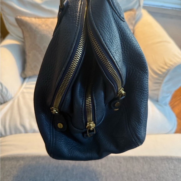 Beautiful vintage JCREW large, genuine pebble leather satchel. - Picture 10 of 14